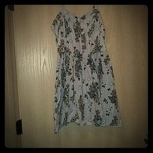 Hottopic skeleton flower dress